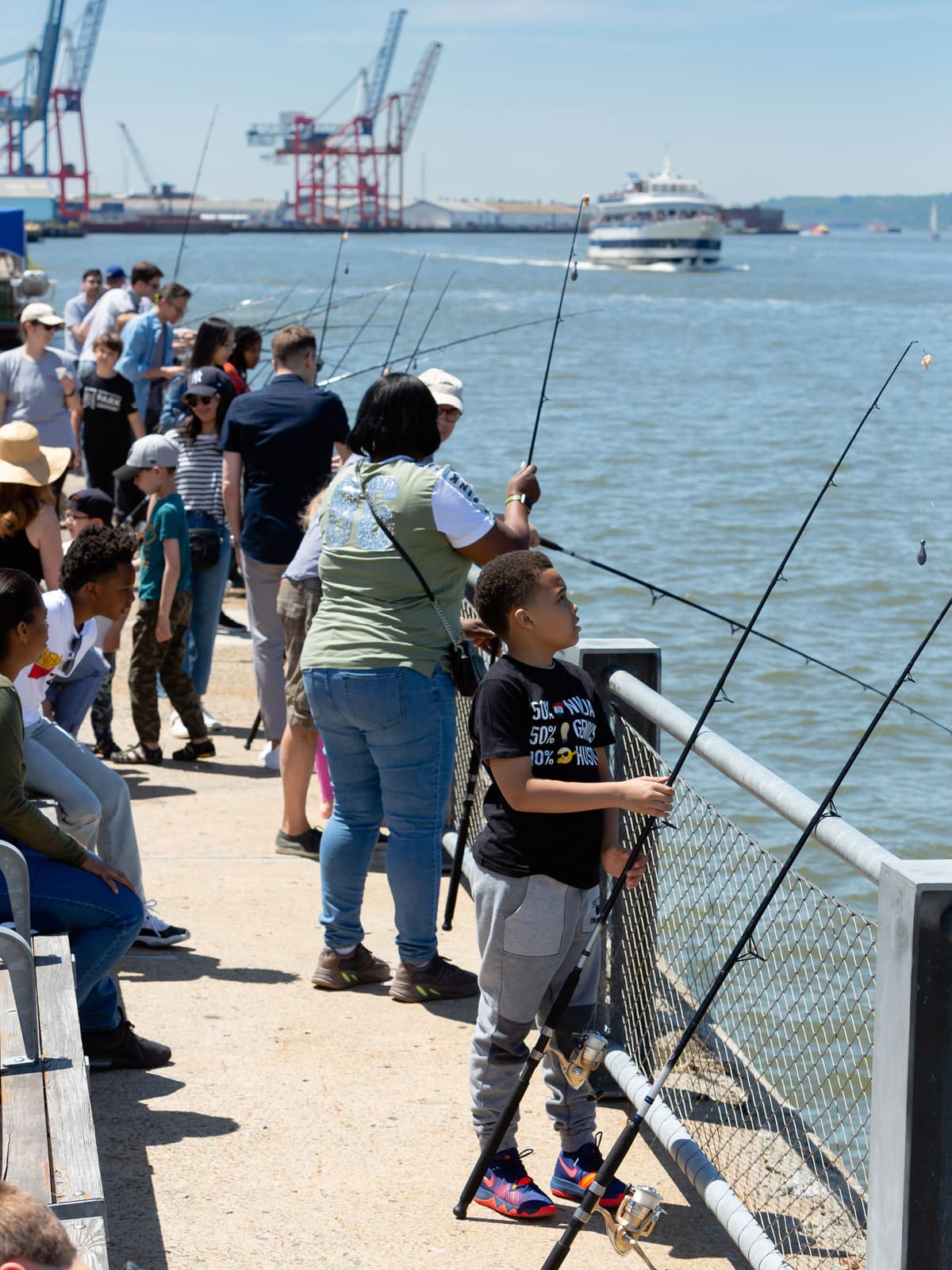 buying a fishing pole in nyc Fishing - Brooklyn Bridge Park