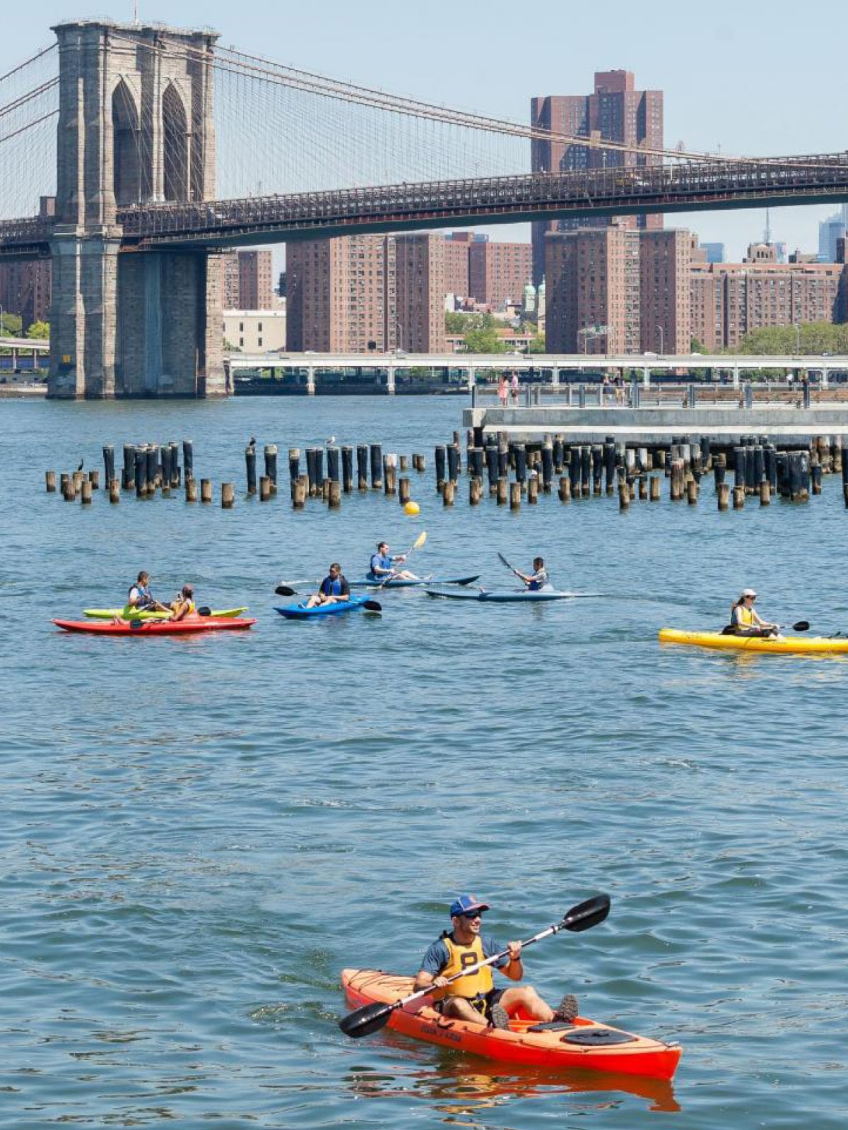 Kayaking Brooklyn Bridge Park
