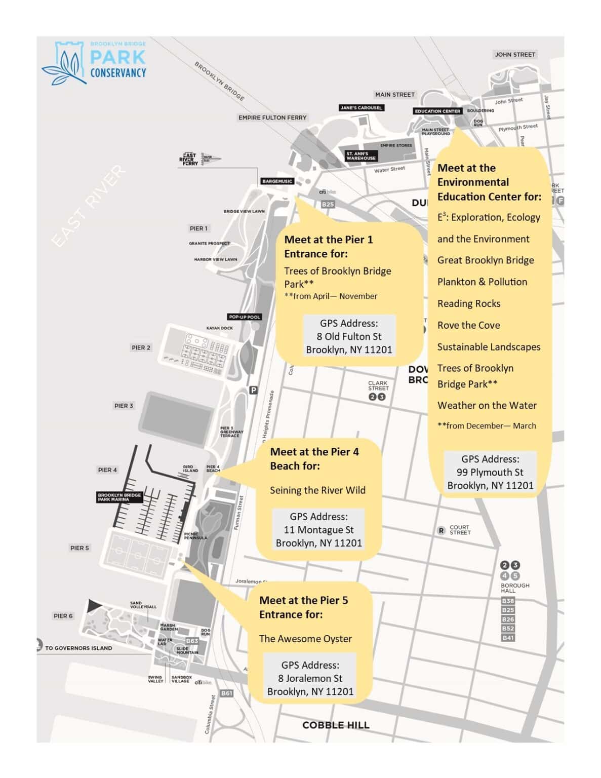 School Programs - Brooklyn Bridge Park - Brooklyn Bridge Park